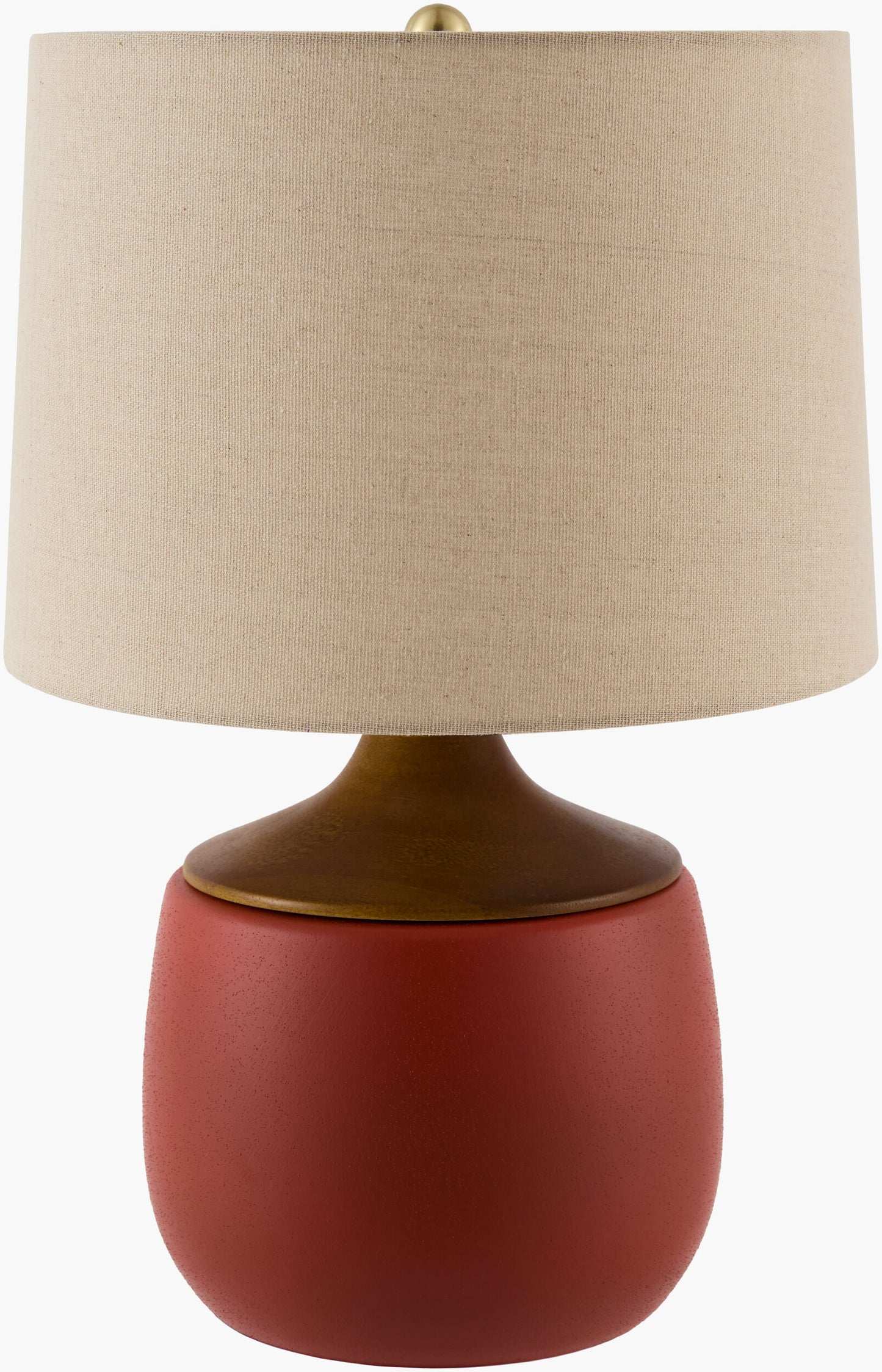 Lorin Accent Table Lamp — Red