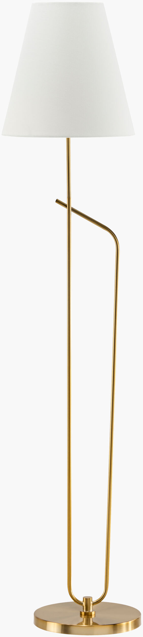 Loreto Accent Floor Lamp — Metallic - Brass