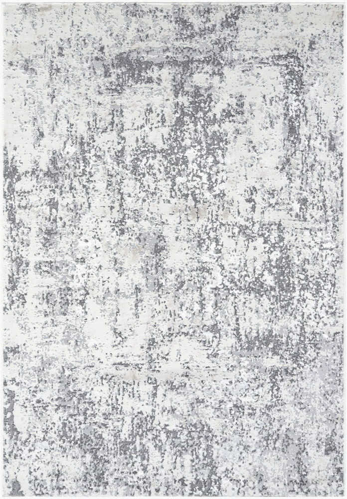 Lustro Machine Woven Rug — Charcoal/Gray