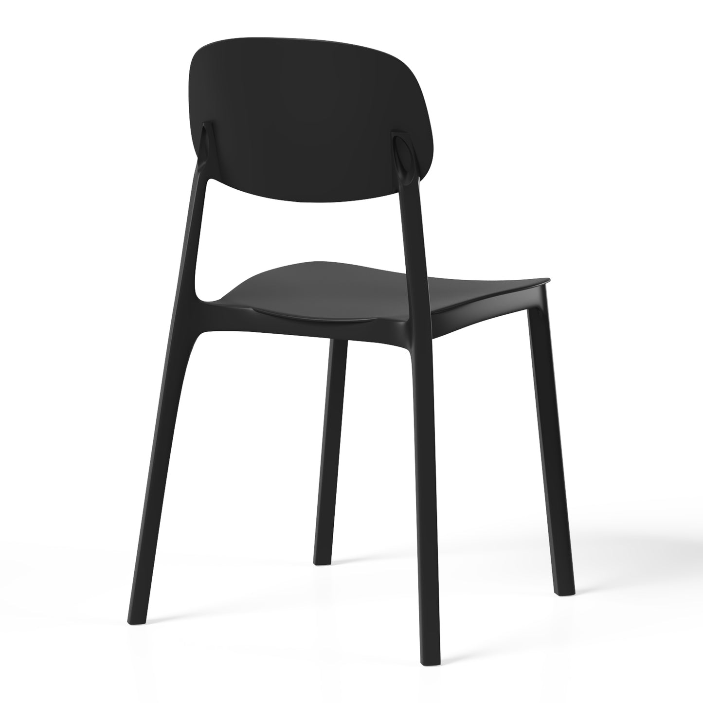 Polyform Stacking Dining Side Chair (Set of 2) Seahawk Designs Patio Dining Chairs