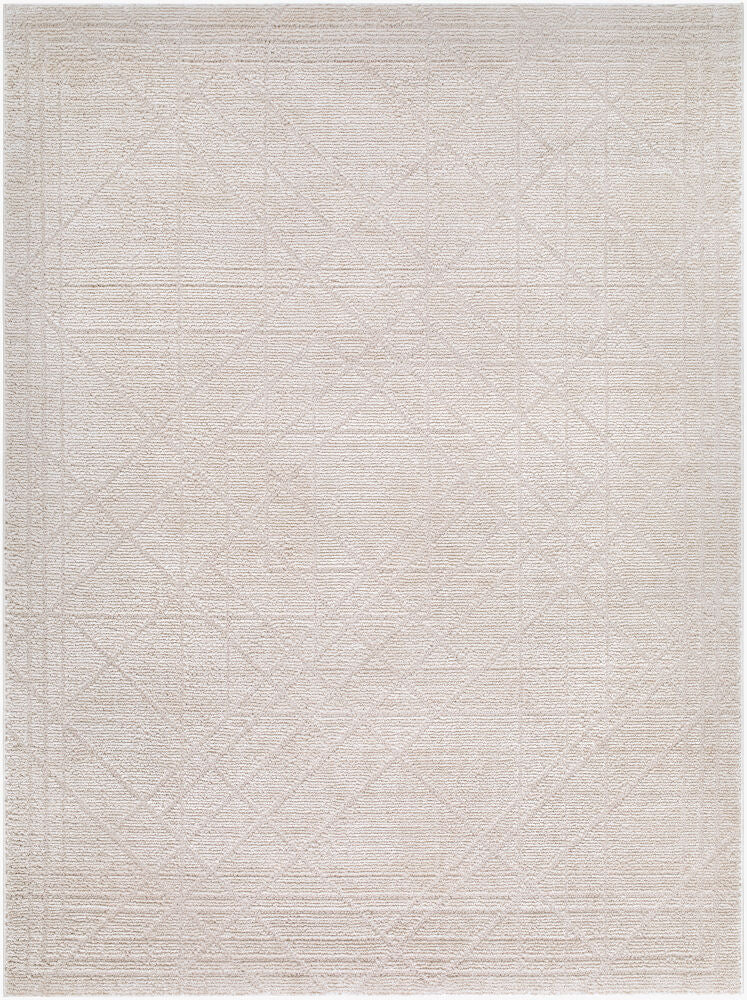 La Luna Machine Woven Rug — Off-White