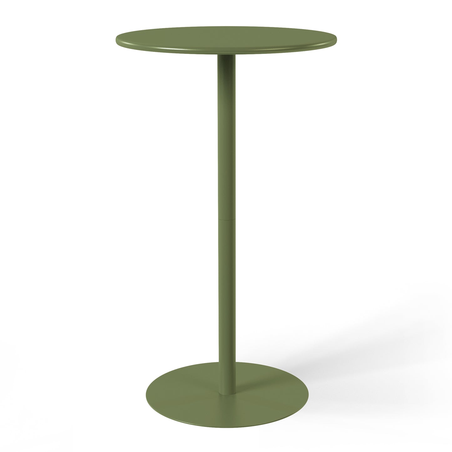 Polyform Round Bar Table Olive Green Seahawk Designs Patio Bar Tables