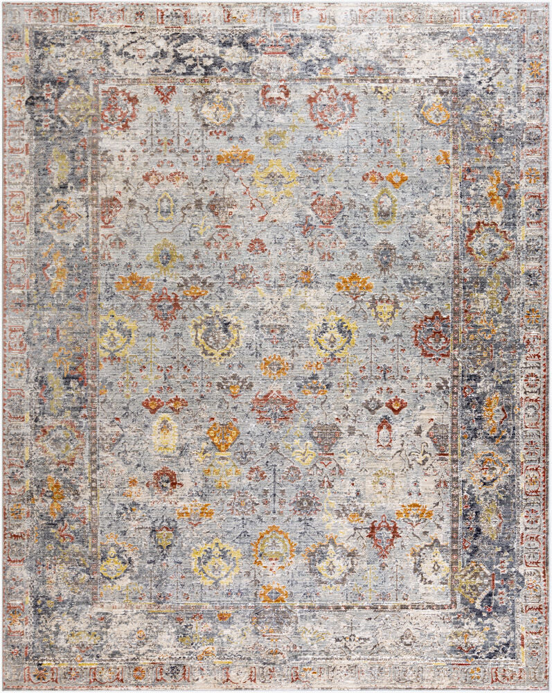 Liverpool Machine Woven Rug — Black/Brown