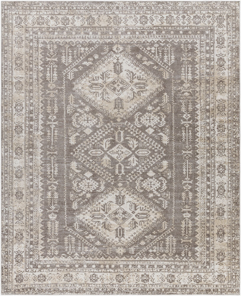 Lavadora Machine Woven Rug — Cream/Dark Brown