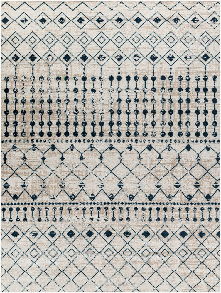 Lavadora Machine Woven Rug — Blue/Ink Blue