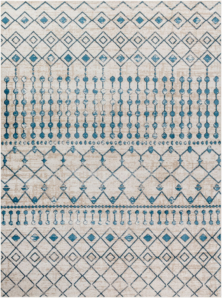 Lavadora Machine Woven Rug — Blue/Ink Blue