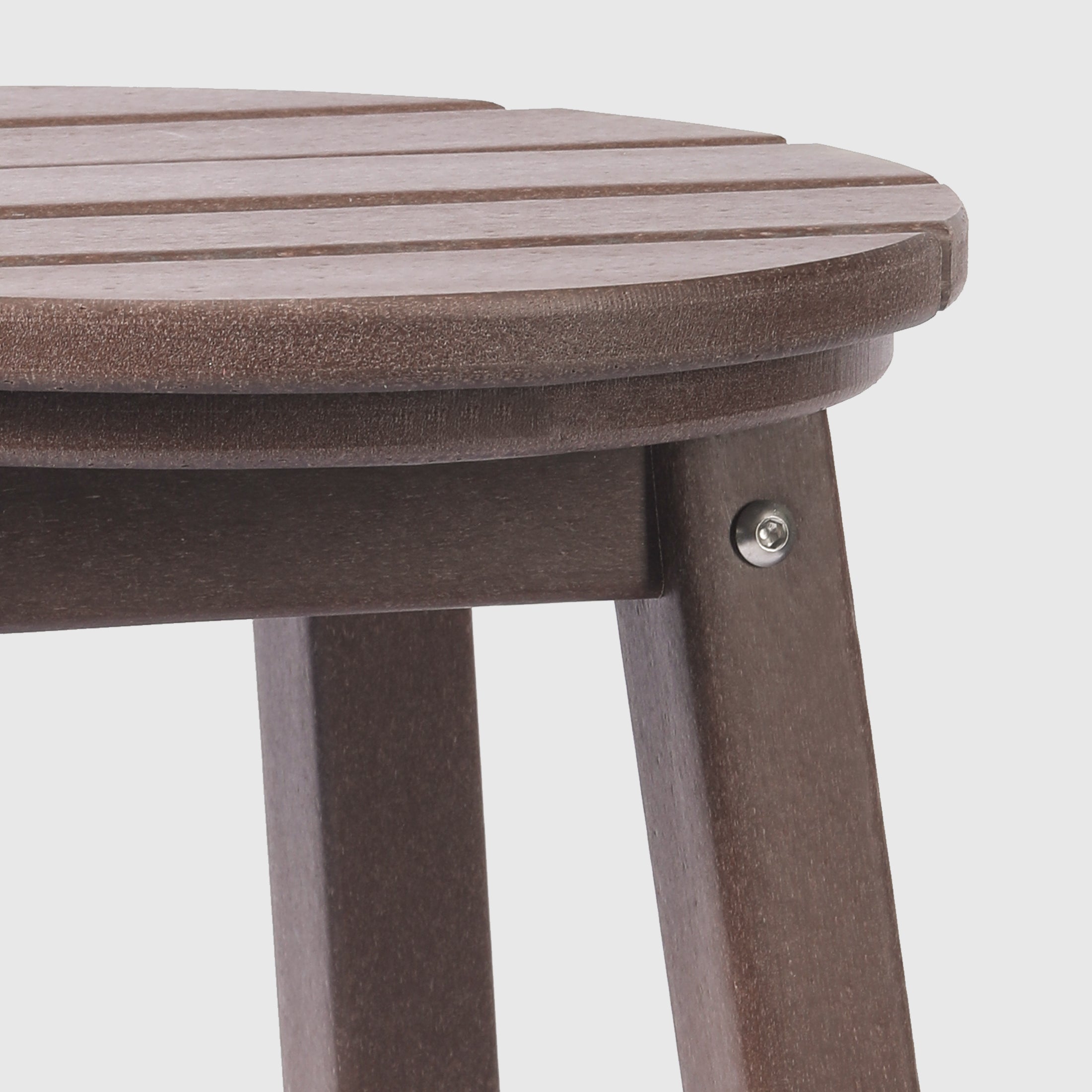 Stockholm All-Weather Outdoor Round Counter Stool (24" Height) Seahawk Designs Patio Bar & Counter Stools