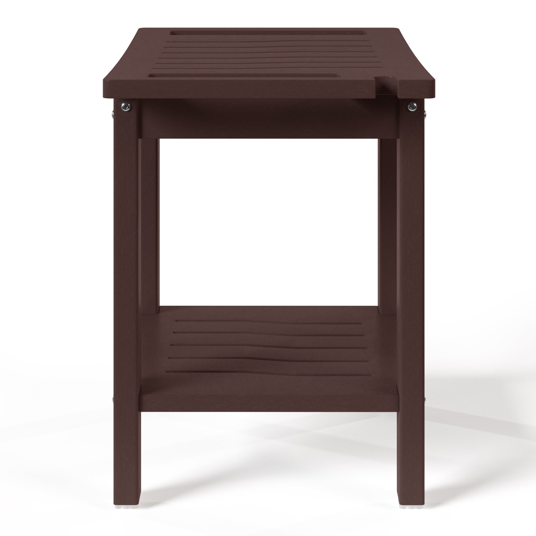 Cascade Bathroom Bench/Table Dark Brown Seahawk Designs Shower Benches