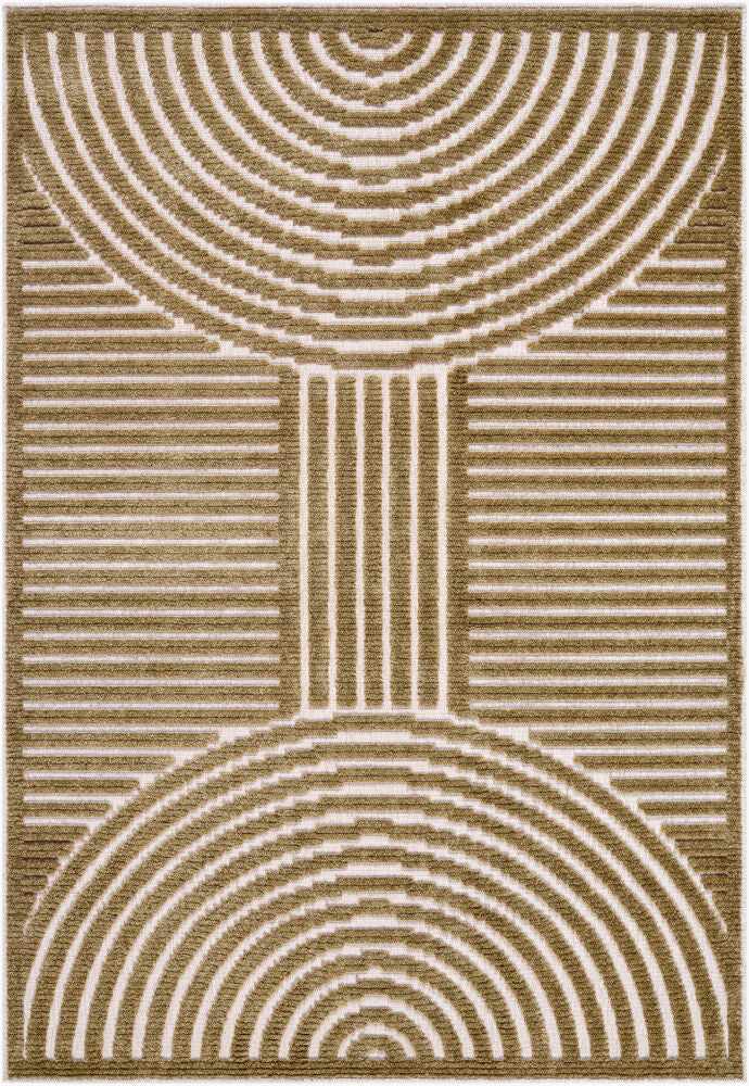 Lyna Machine Woven Rug — Beige/Brown