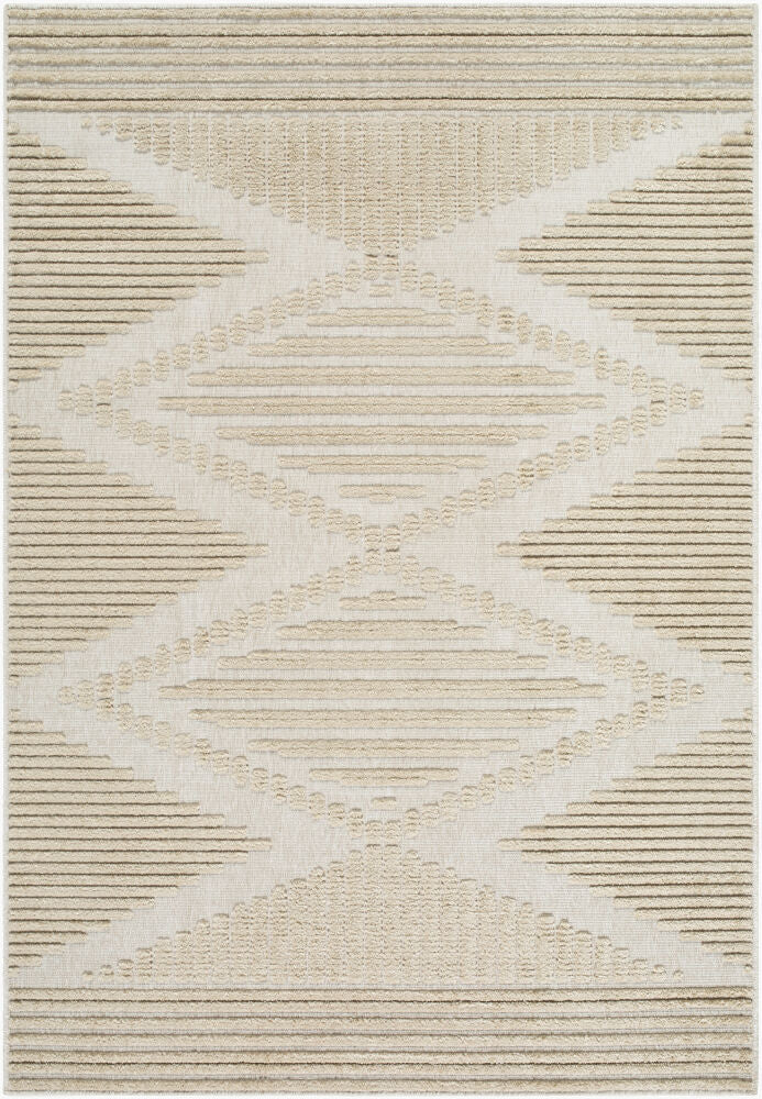 Lyna Machine Woven Rug — Beige/Light Brown