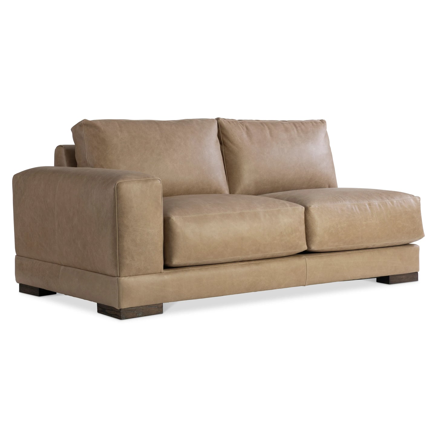 Lars Leather Left Arm Loveseat Bernhardt Living