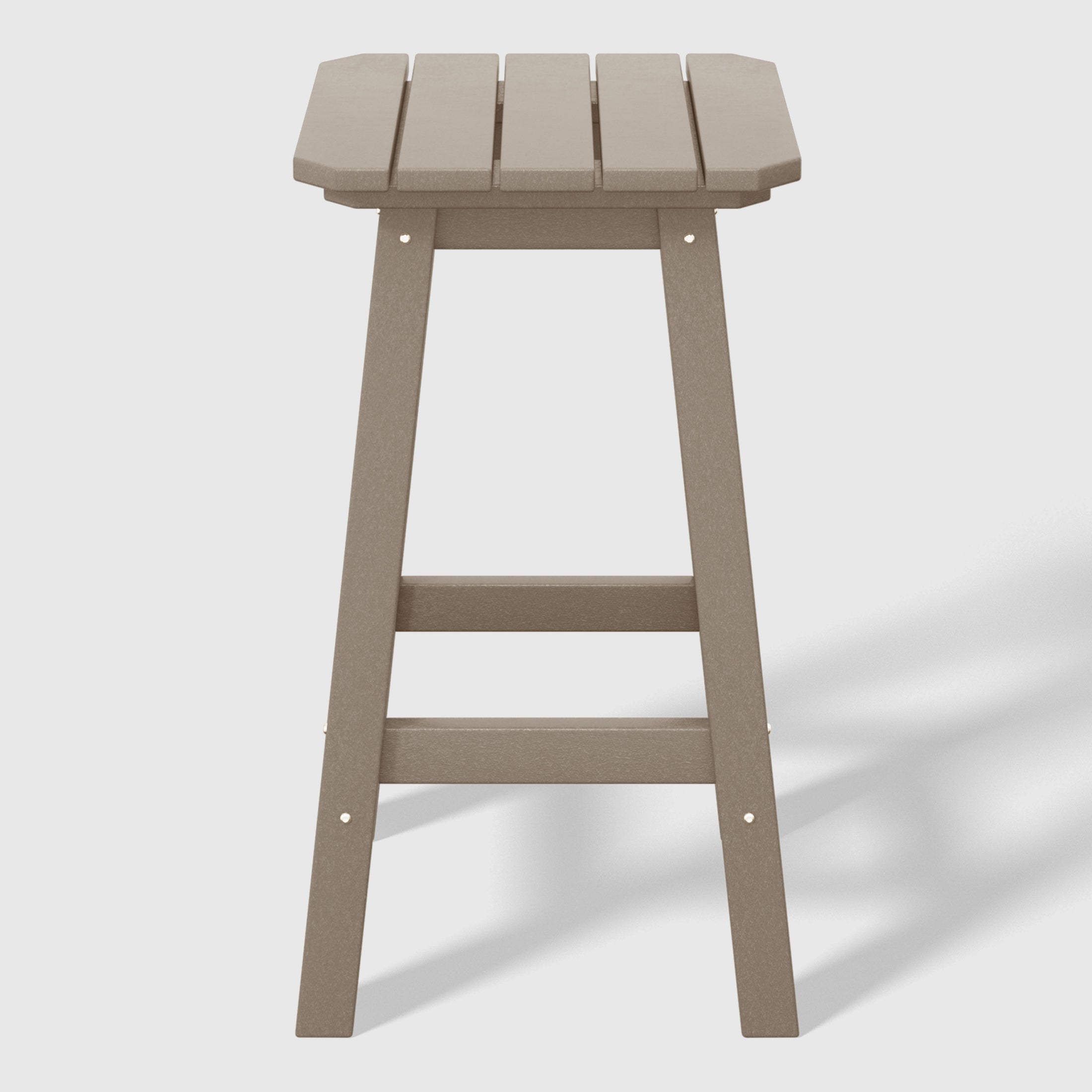Stockholm All-Weather Outdoor Square Counter Stool (24" Seat Height) Seahawk Designs Patio Bar & Counter Stools