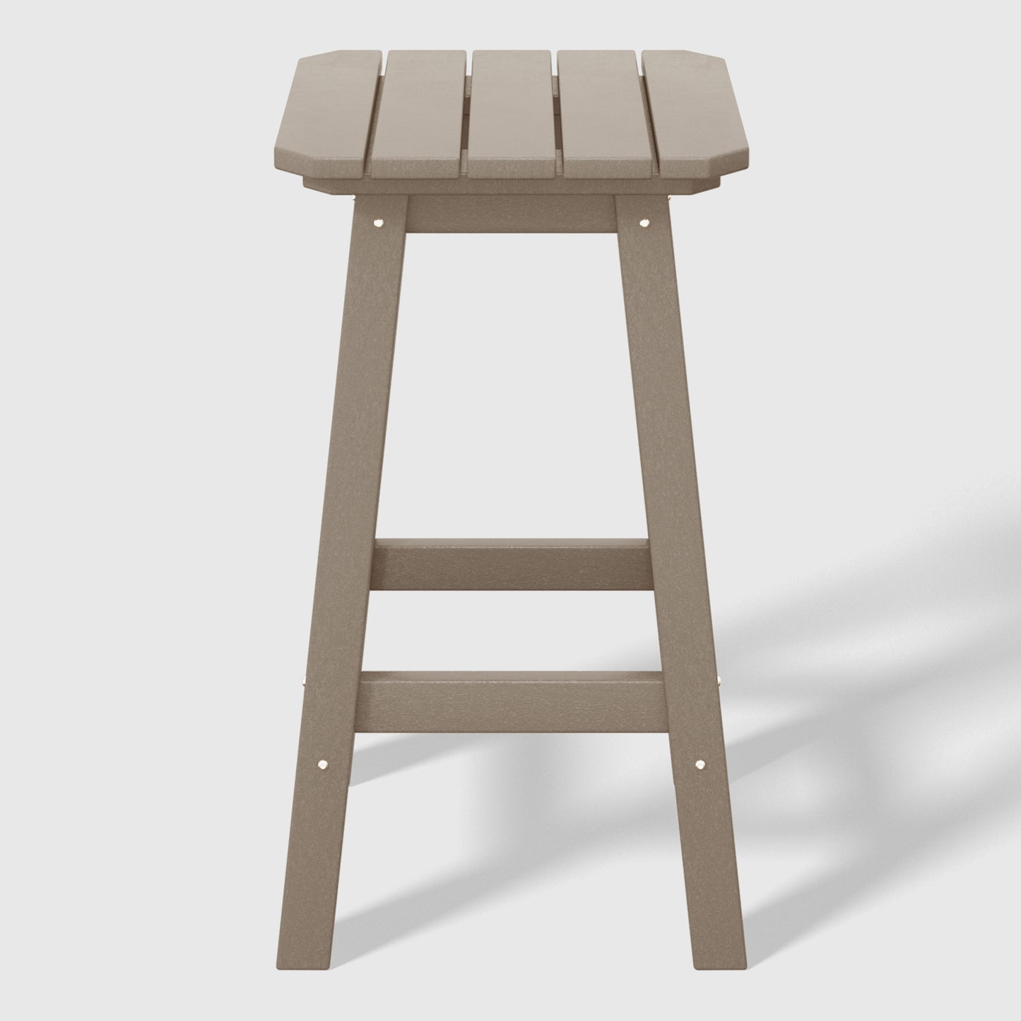 Stockholm All-Weather Outdoor Square Counter Stool (24" Seat Height) Seahawk Designs Patio Bar & Counter Stools