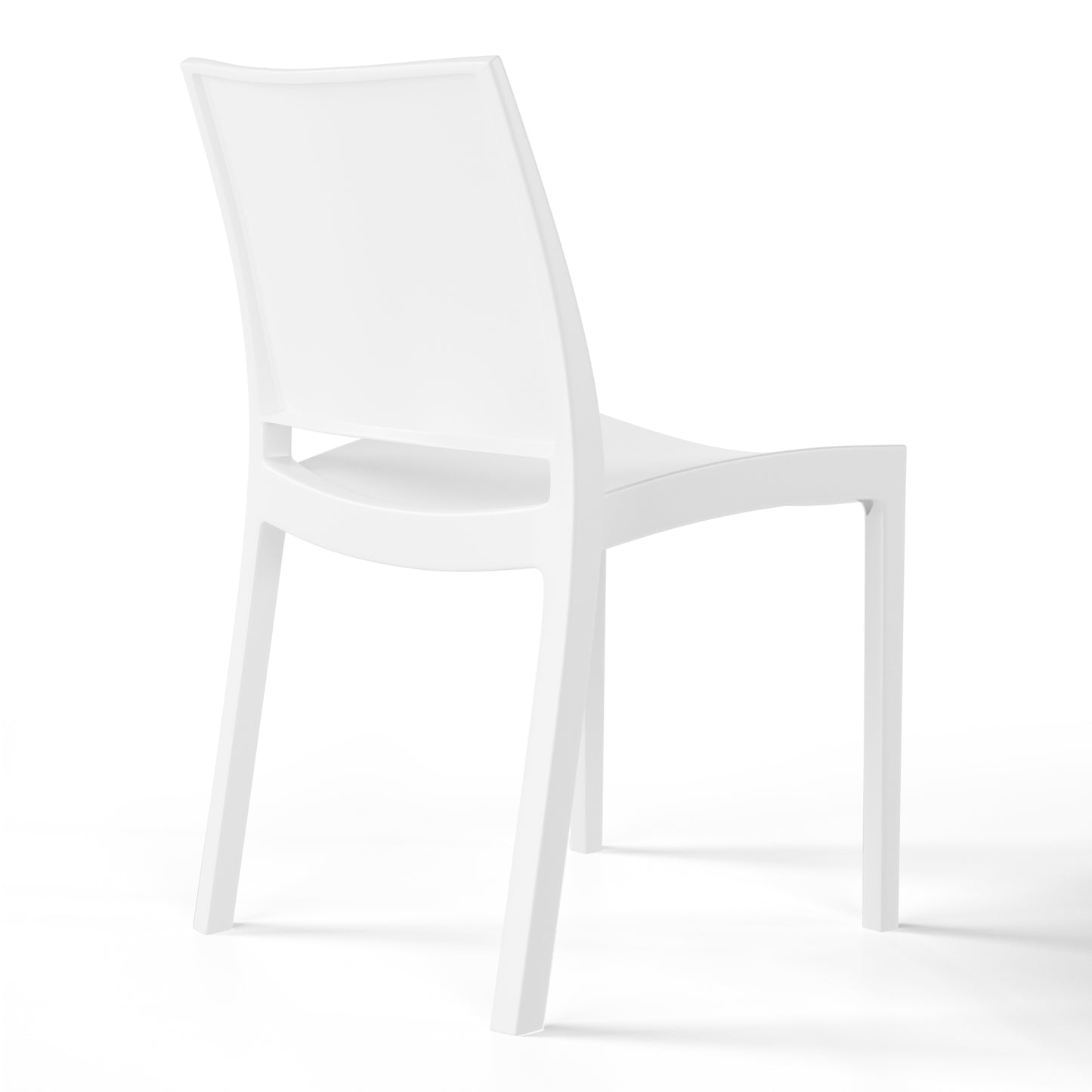Polyform Stacking Dining Side Chair (Set of 2) Seahawk Designs Patio Dining Chairs