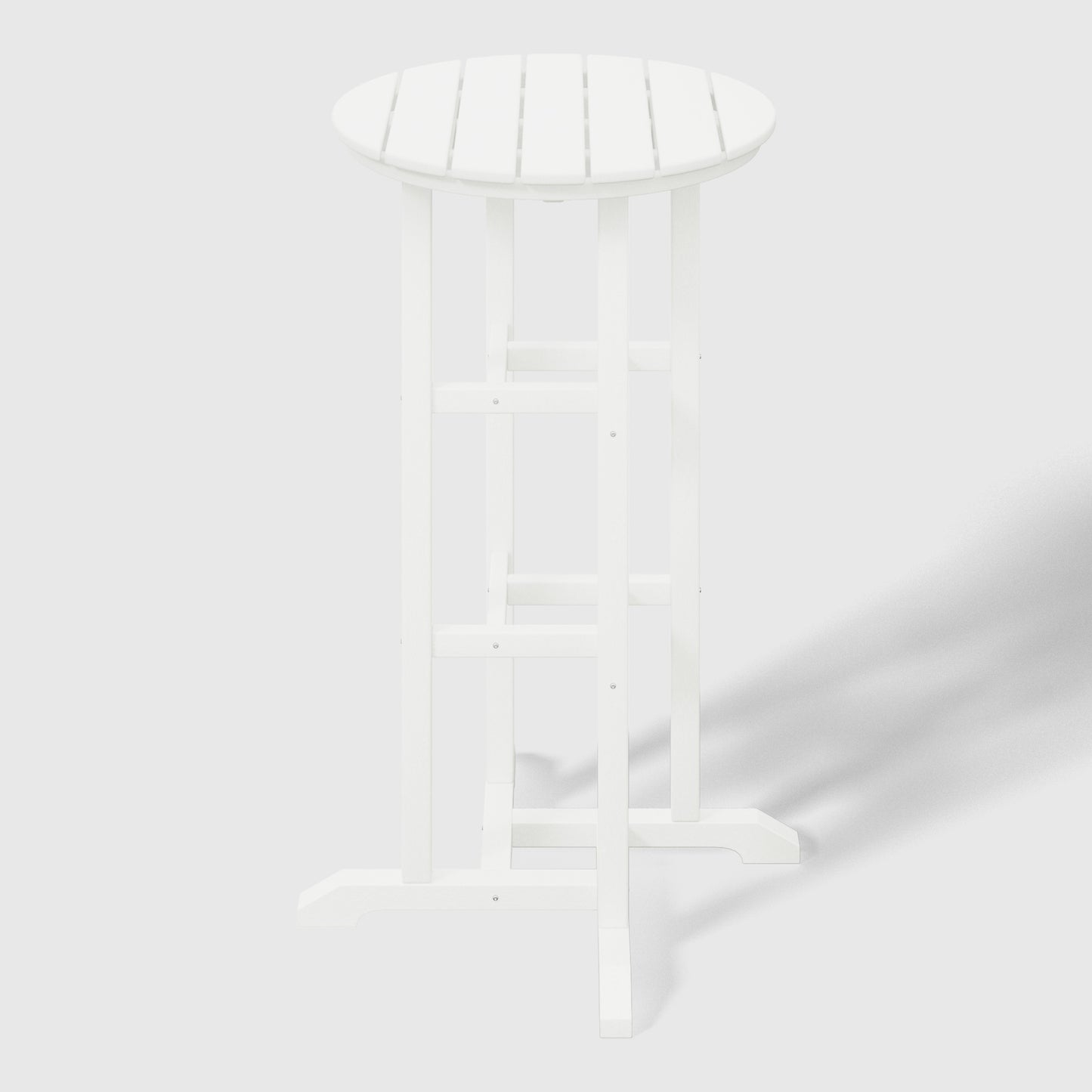 Stockholm All-Weather Outdoor Round Bar Bistro Table (42" Height) Seahawk Designs Patio Bar Tables