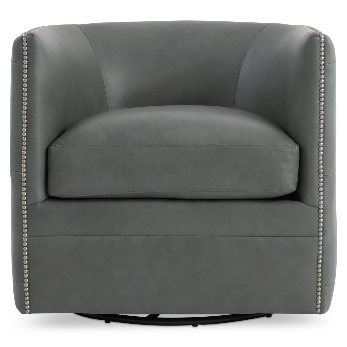 Palazzo Leather Swivel Chair Bernhardt Living