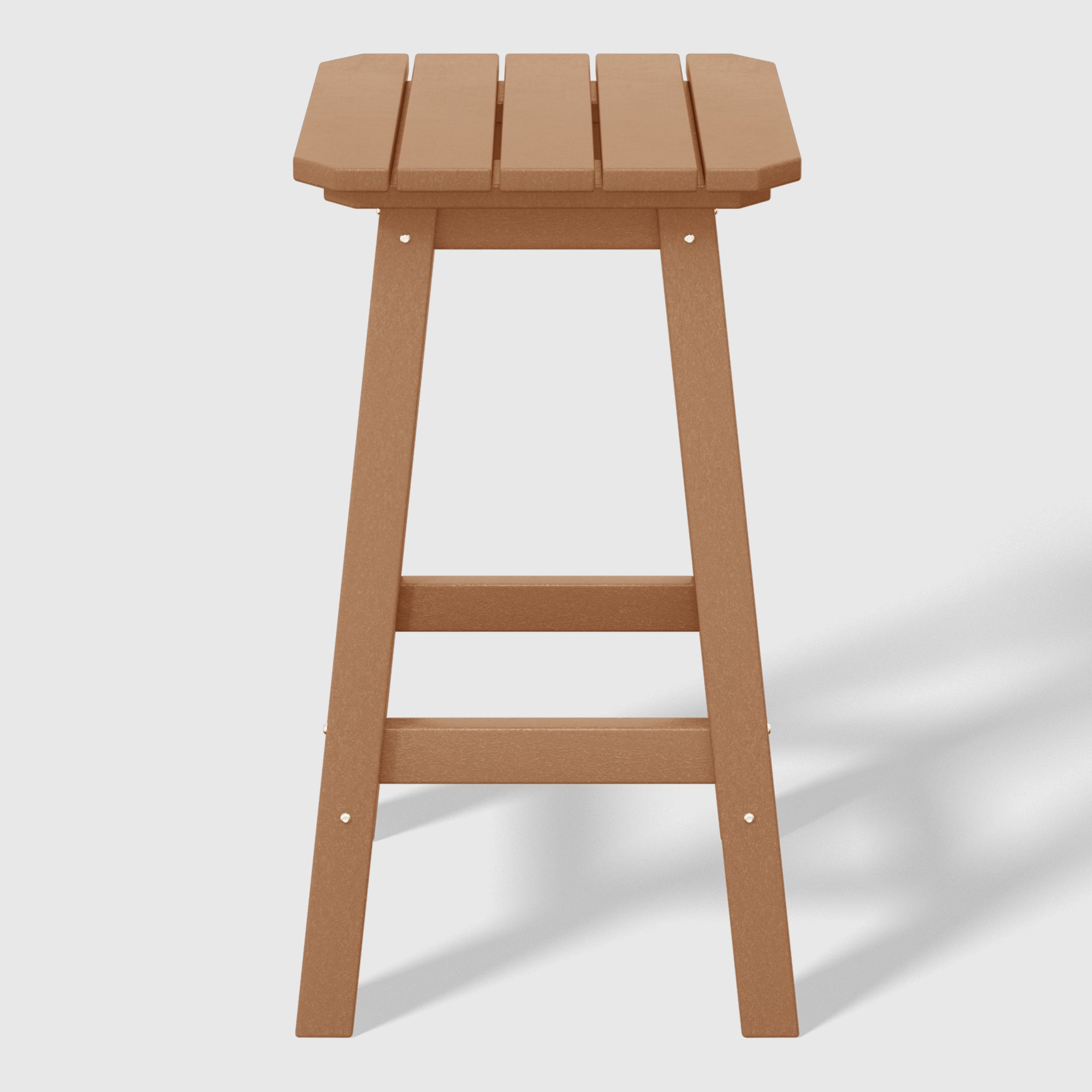 Stockholm All-Weather Outdoor Square Counter Stool (24" Seat Height) Seahawk Designs Patio Bar & Counter Stools