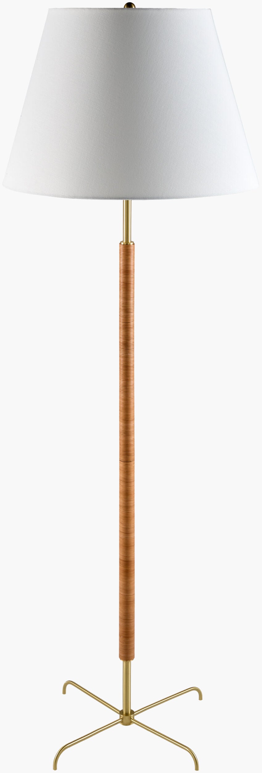 Magda Accent Floor Lamp — Metallic - Brass