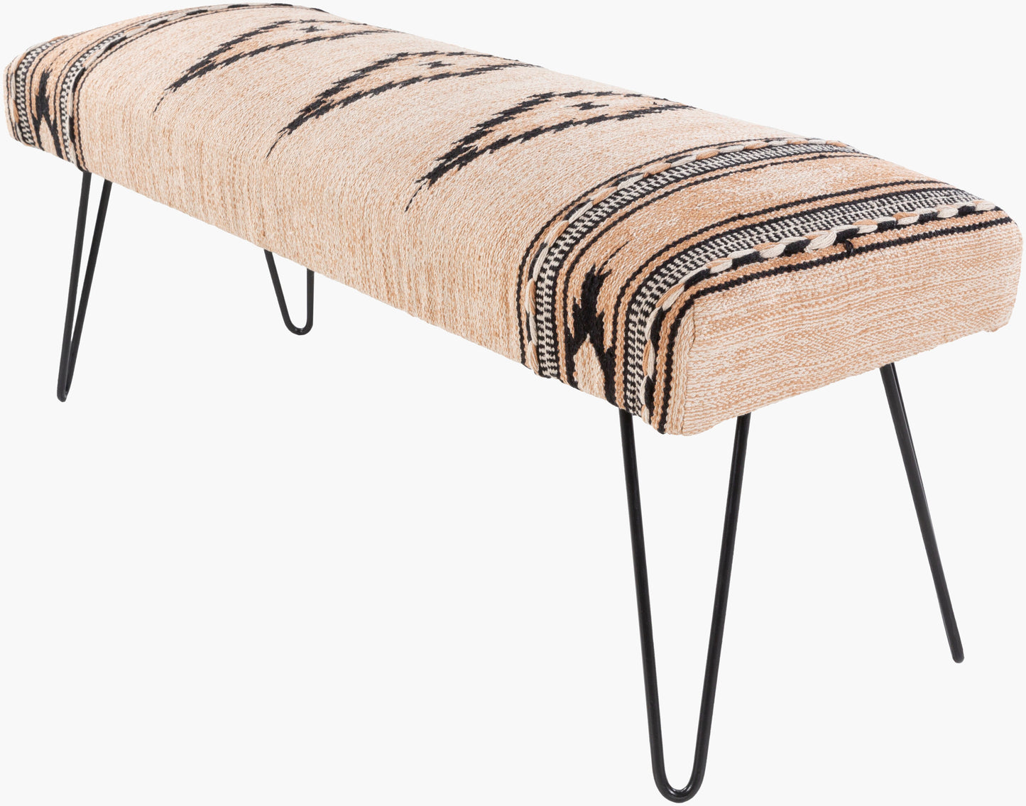 Miriam Bench — Black/Cream