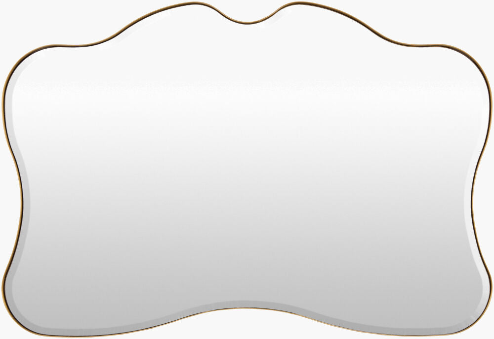 Manta Accent Mirror — Gold