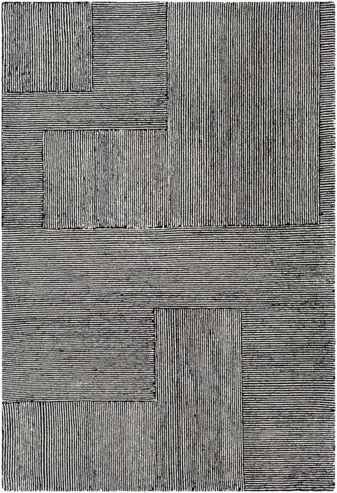 Maroc Handmade Rug — Black/Cream