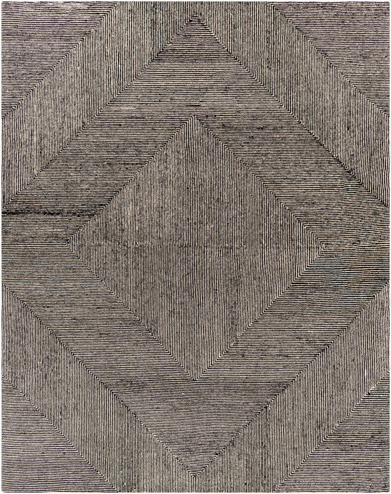 Maroc Handmade Rug — Black/Cream