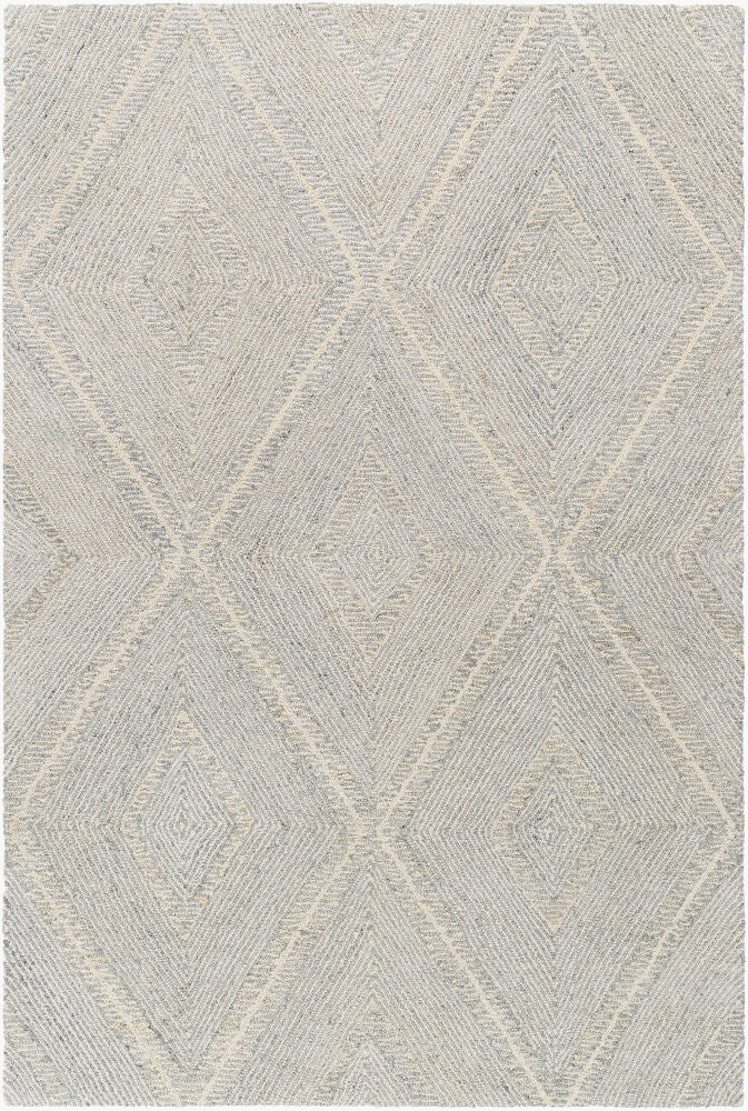 Maroc Handmade Rug — Cream/Medium Gray