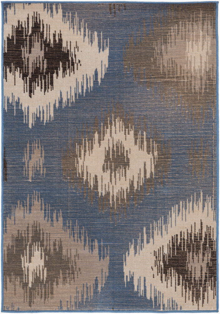 Mavrick Machine Woven Rug — Black/Charcoal