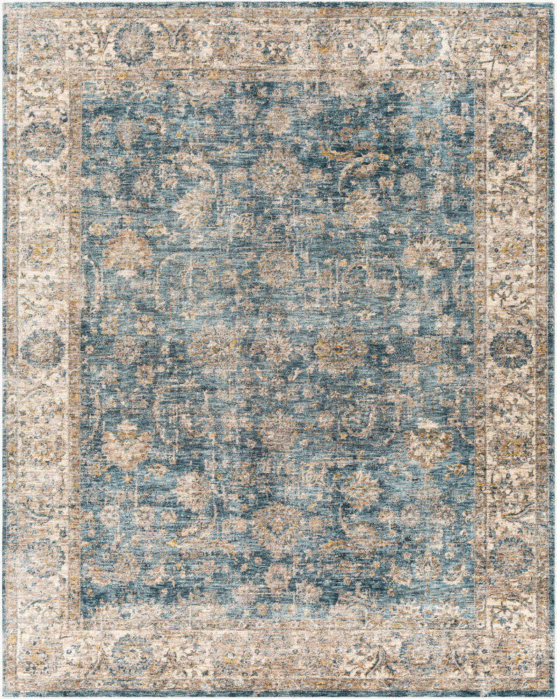 Mirabel Machine Woven Rug — Charcoal/Light Beige