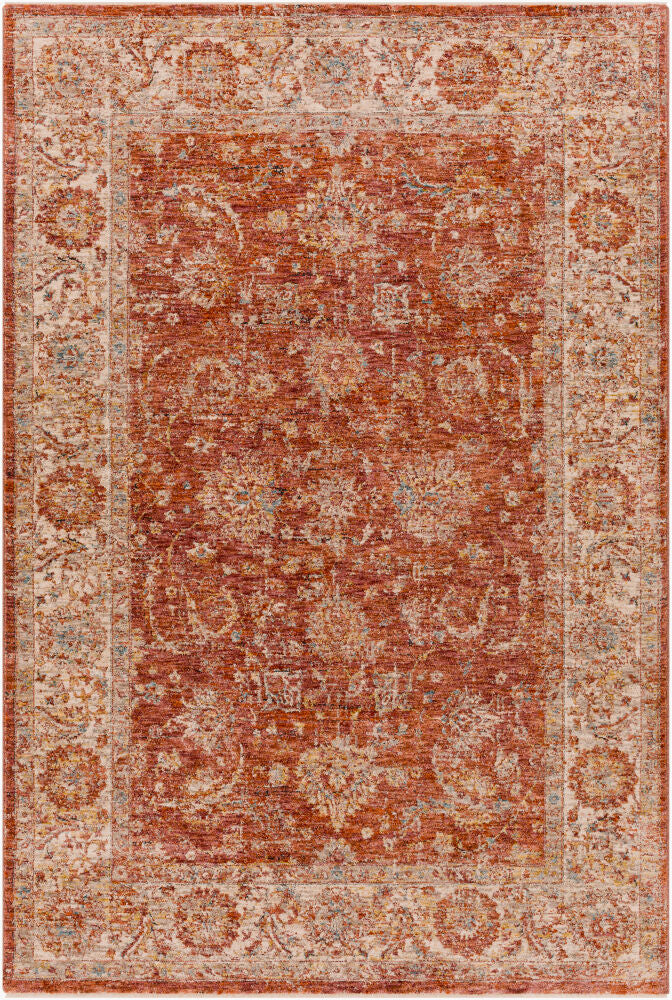 Mirabel Machine Woven Rug — Charcoal/Dusty Pink