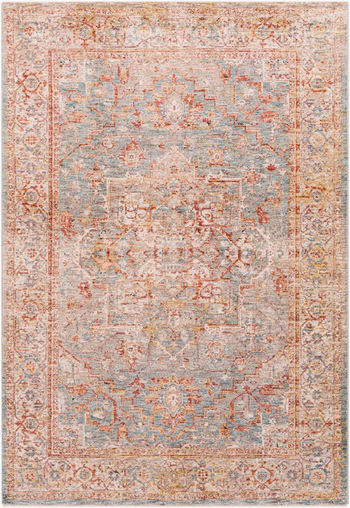 Mirabel Machine Woven Rug — Charcoal/Light Beige