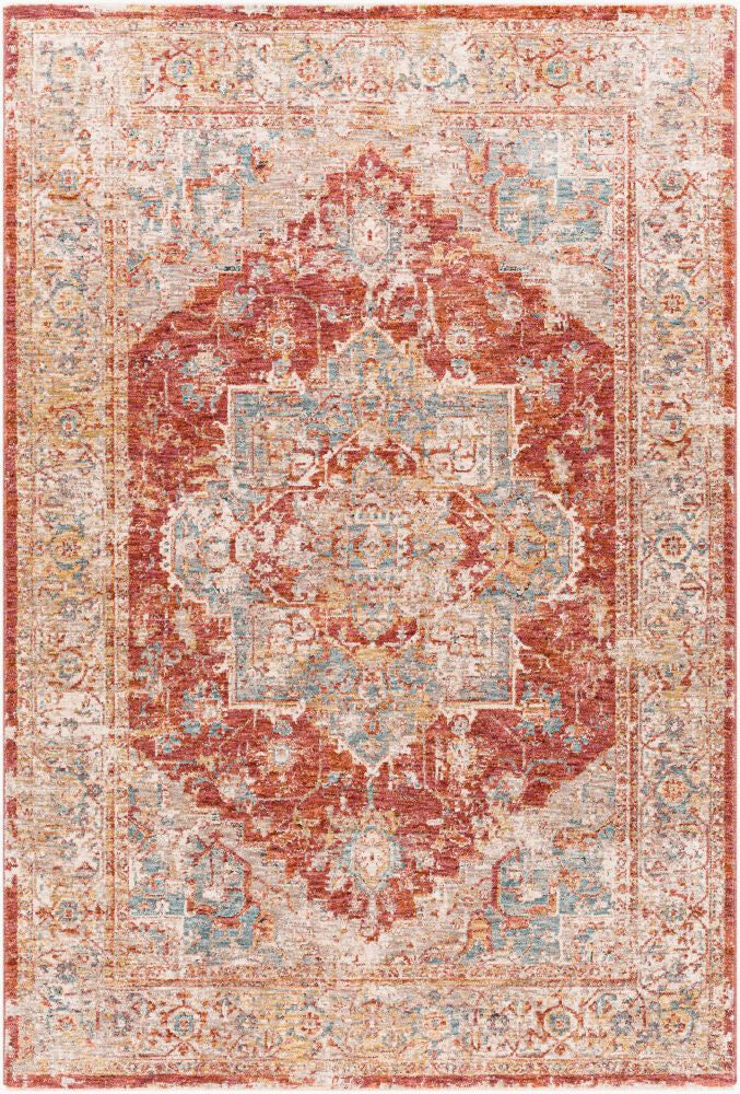 Mirabel Machine Woven Rug — Charcoal/Light Beige