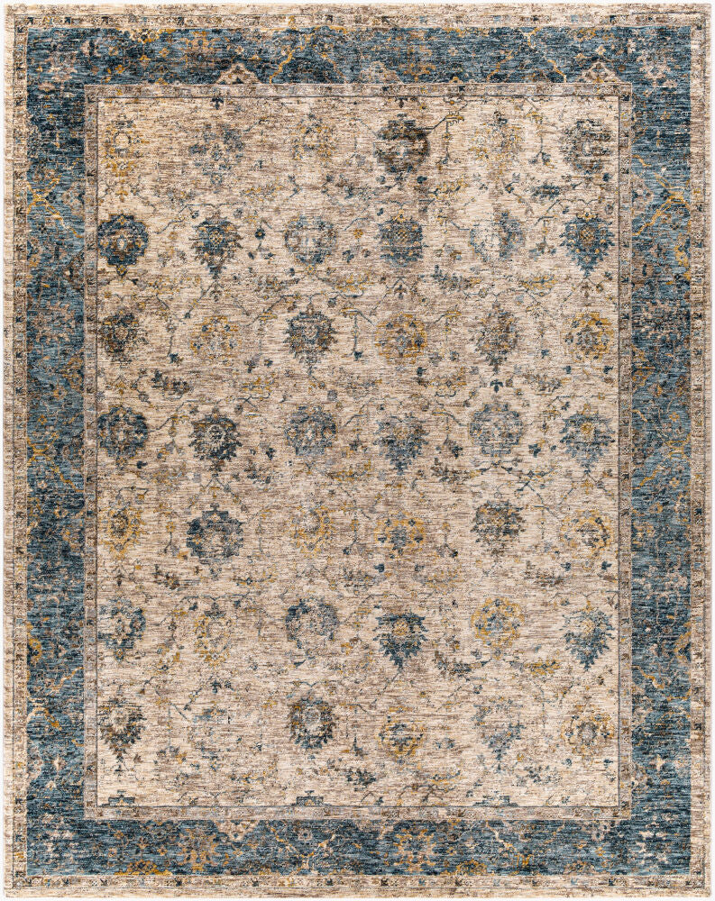 Mirabel Machine Woven Rug — Light Gray/Medium Gray