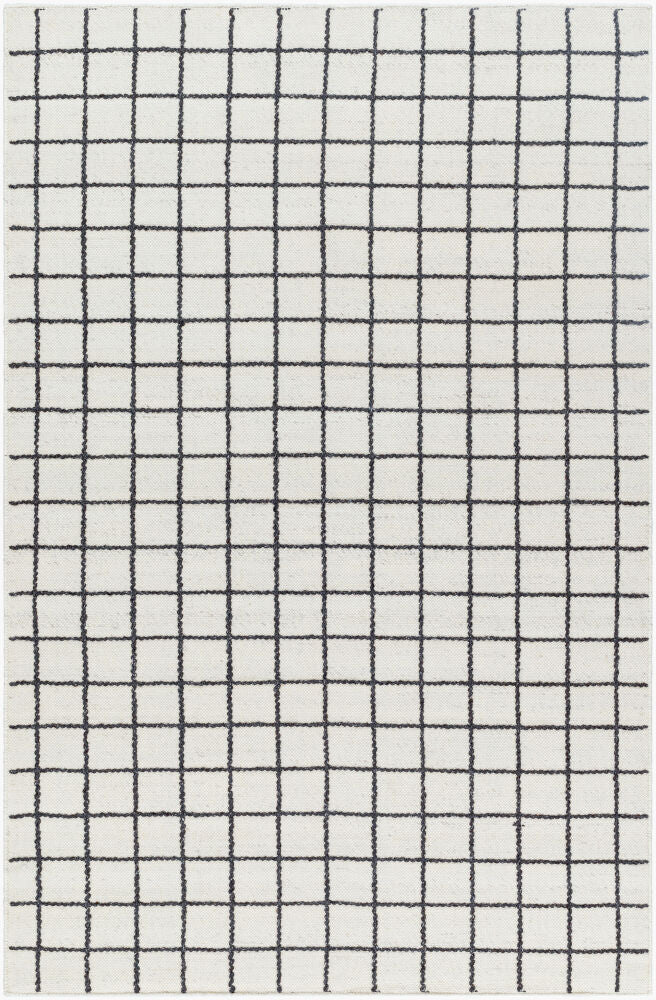 Marcela Handmade Rug — Charcoal/Ivory