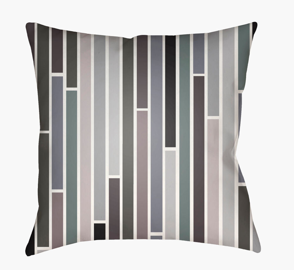 Moderne Accent Pillow — Black/Charcoal