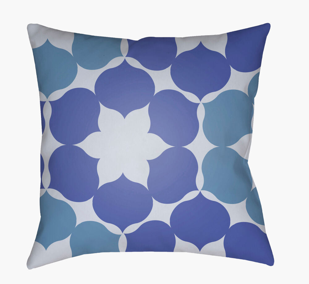 Moderne Accent Pillow — Blue/Ice Blue