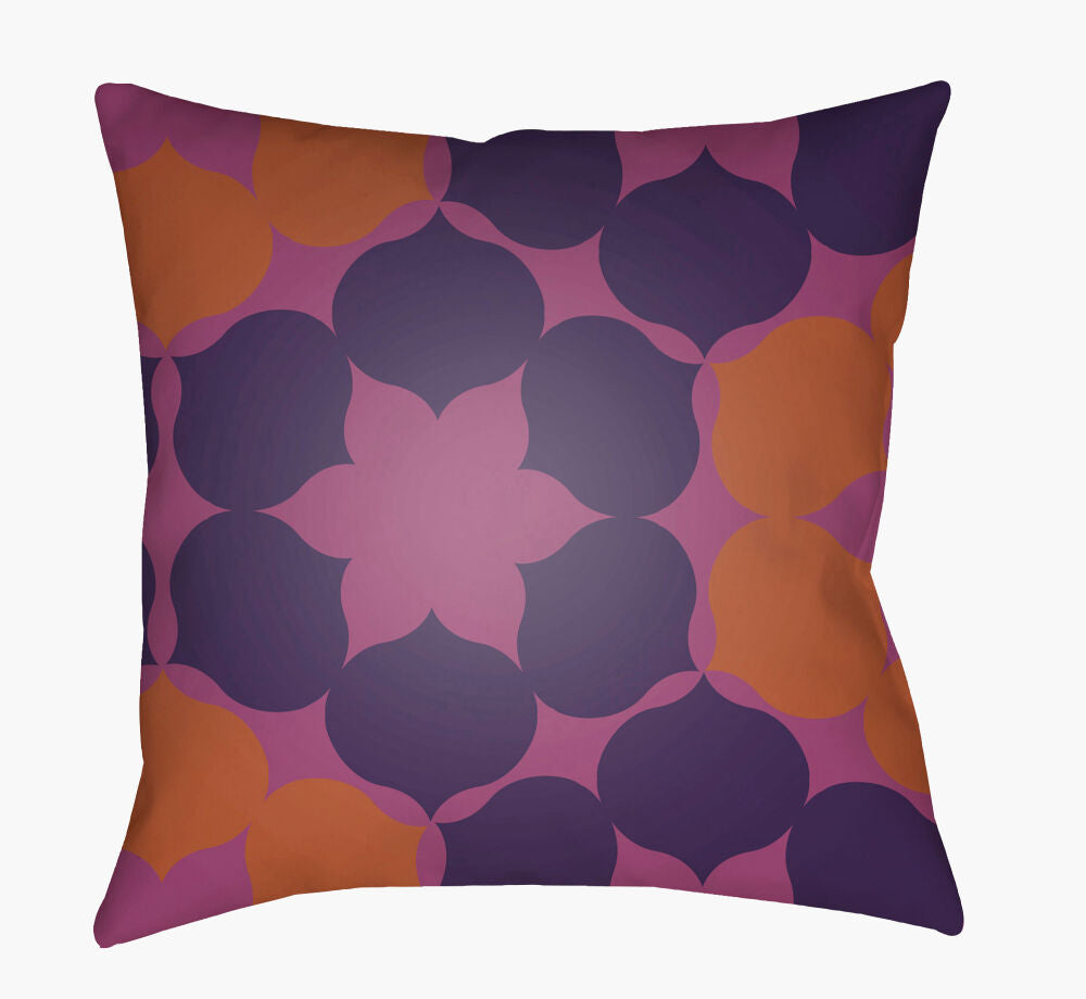 Moderne Accent Pillow — Dark Purple/Magenta