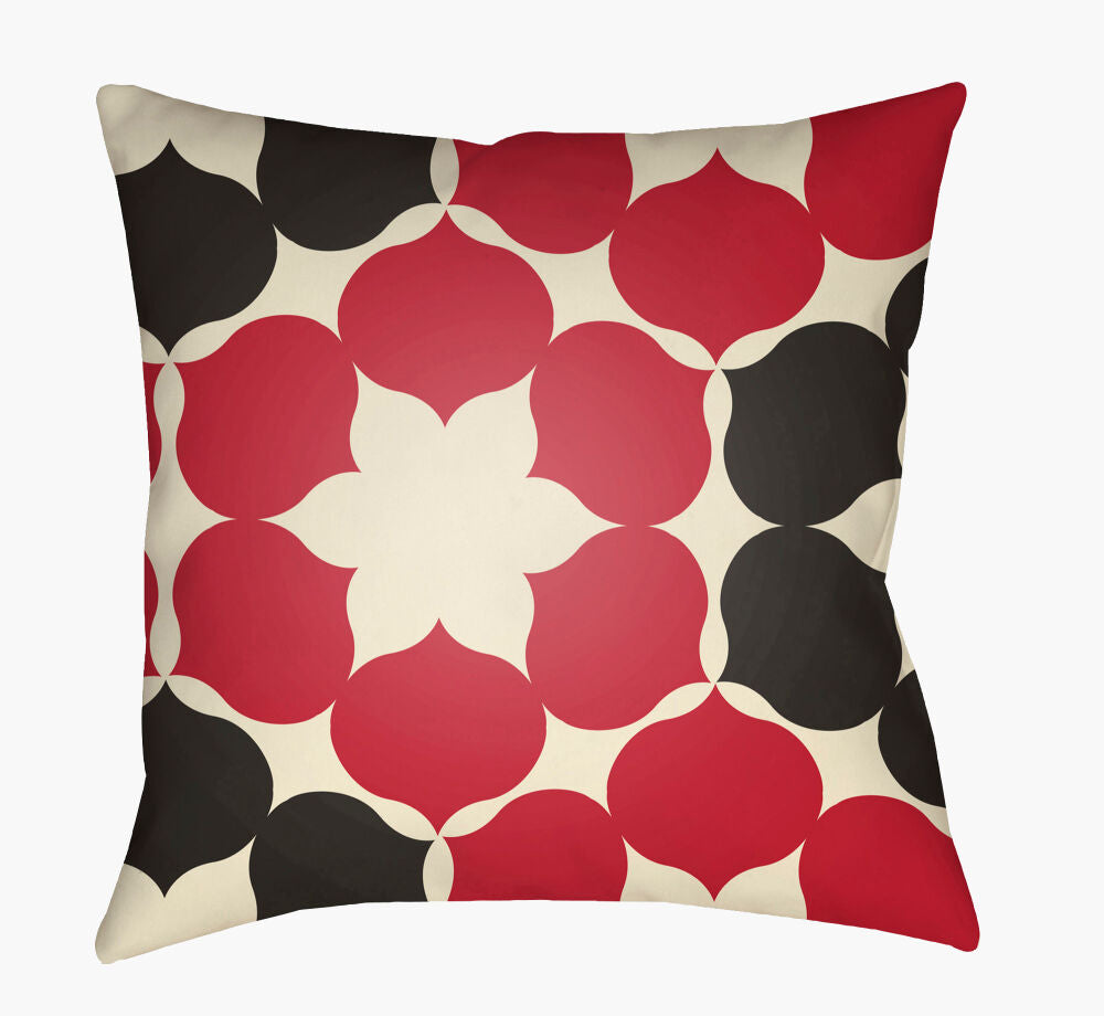 Moderne Accent Pillow — Black/Cream