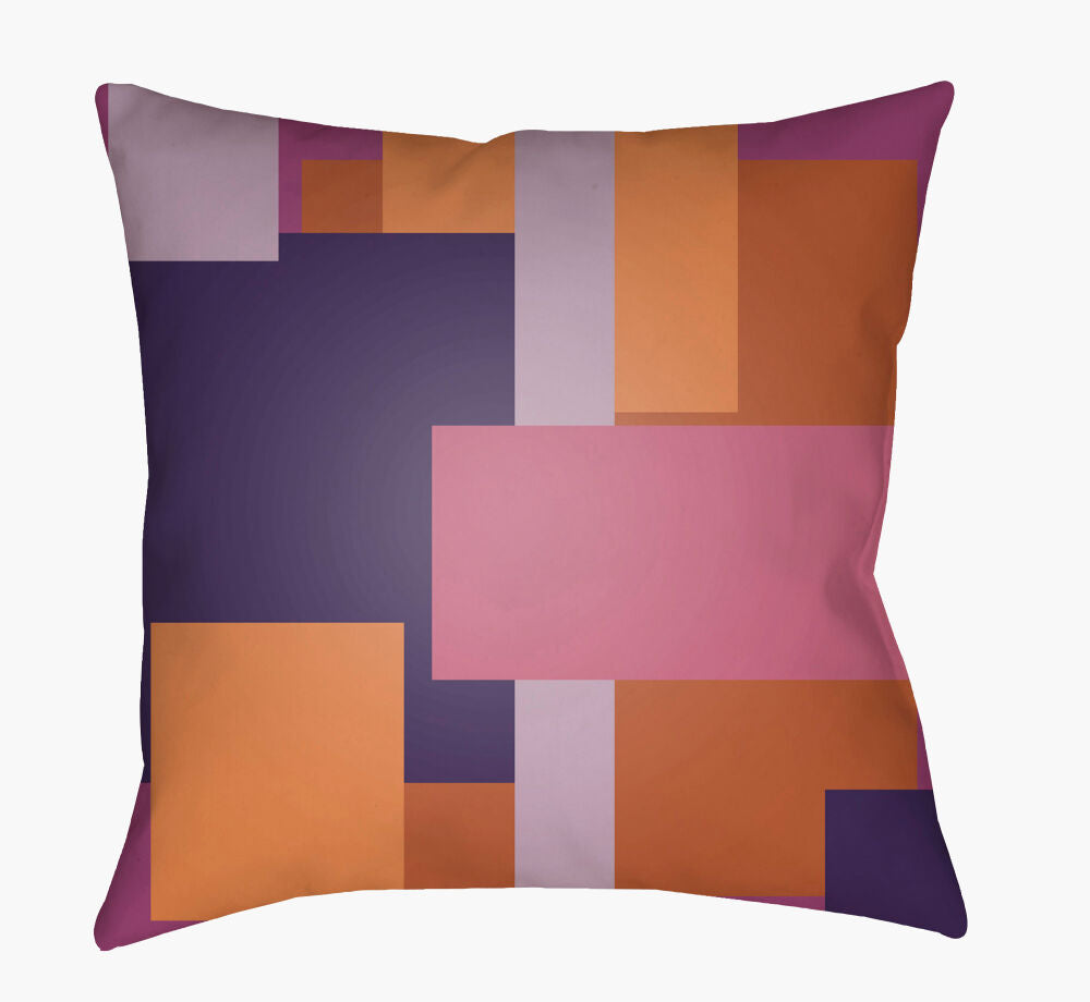 Moderne Accent Pillow — Camel/Mauve