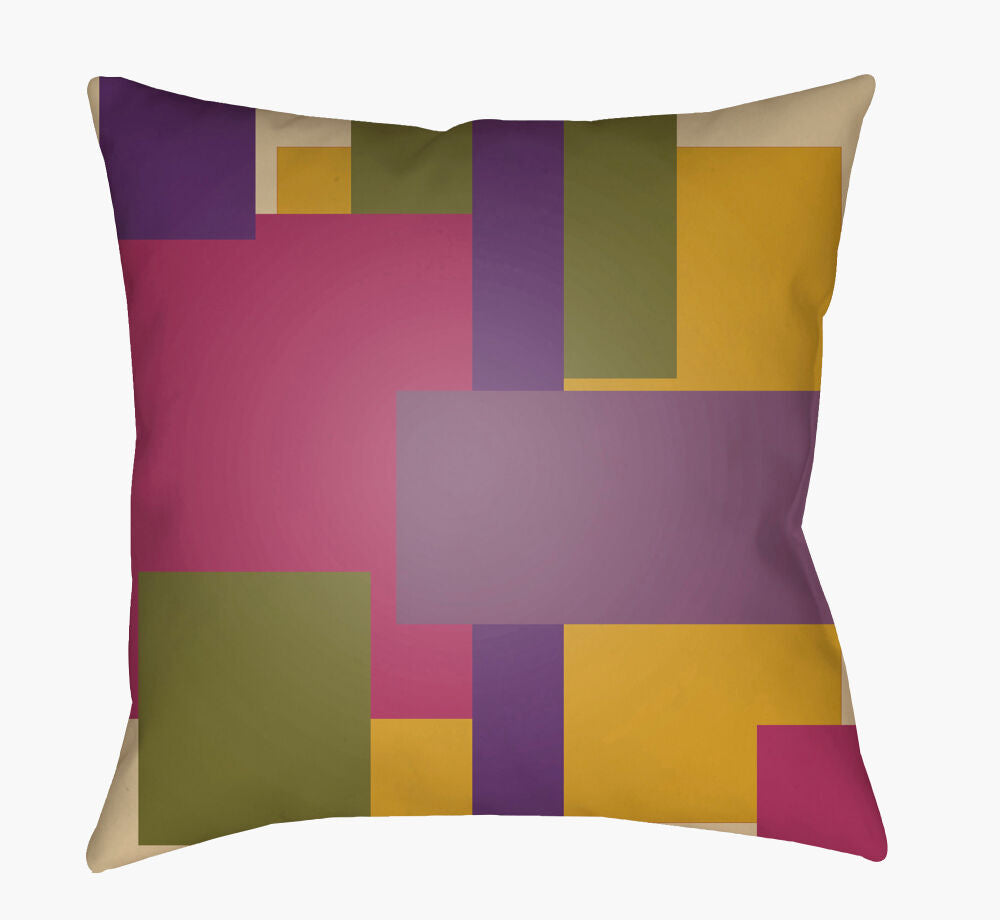 Moderne Accent Pillow — Fuchsia/Medium Purple