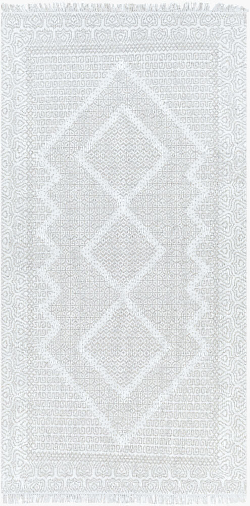 Mardin Handmade Rug — Beige/Medium Gray