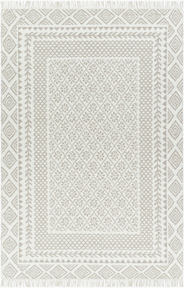 Mardin Handmade Rug — Beige/Medium Gray