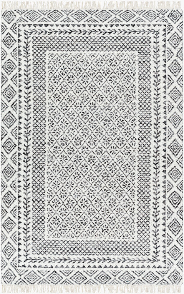 Mardin Handmade Rug — Black/Ivory