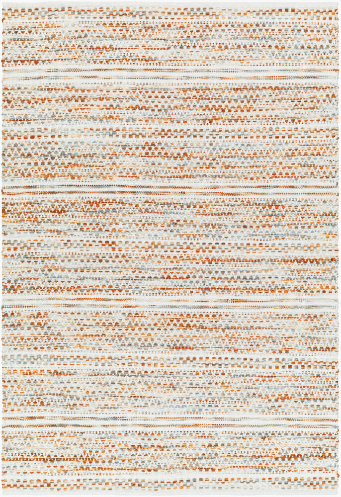 Mardin Handmade Rug — Burnt Orange/Cream