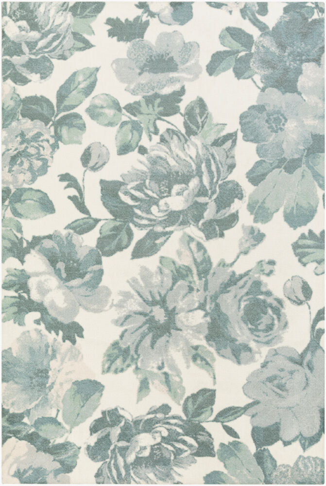 Madeline Machine Woven Rug — Denim/Pale Blue