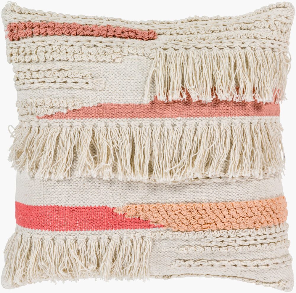 Merdo Accent Pillow — Dusty Pink/Peach