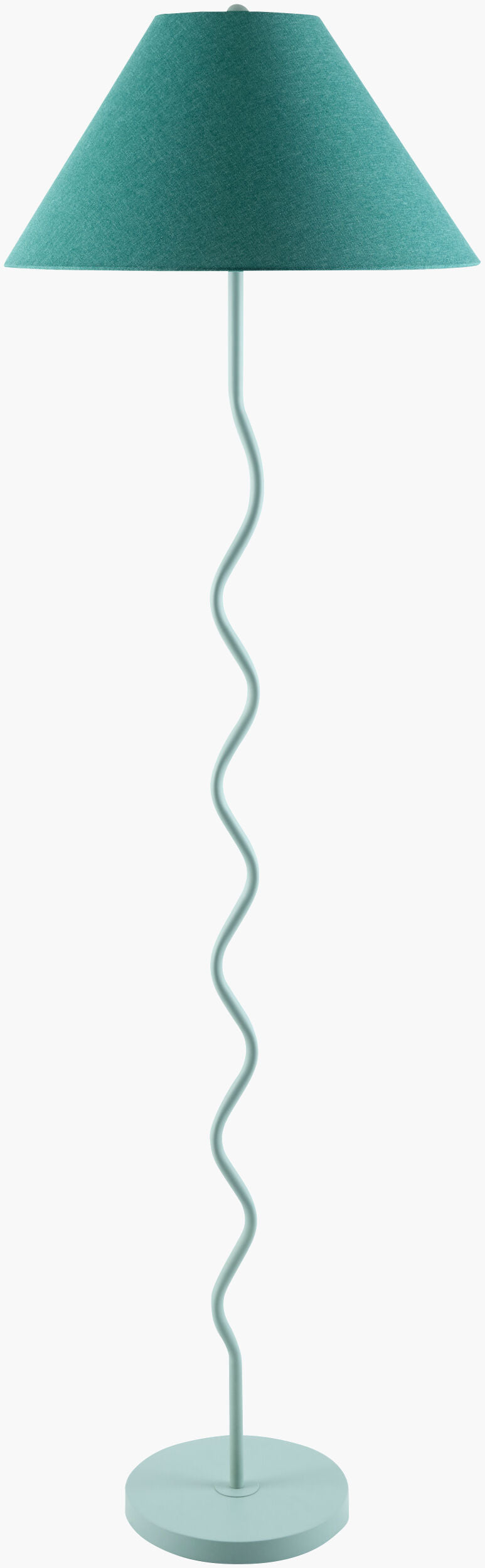 Meander Accent Floor Lamp — Green
