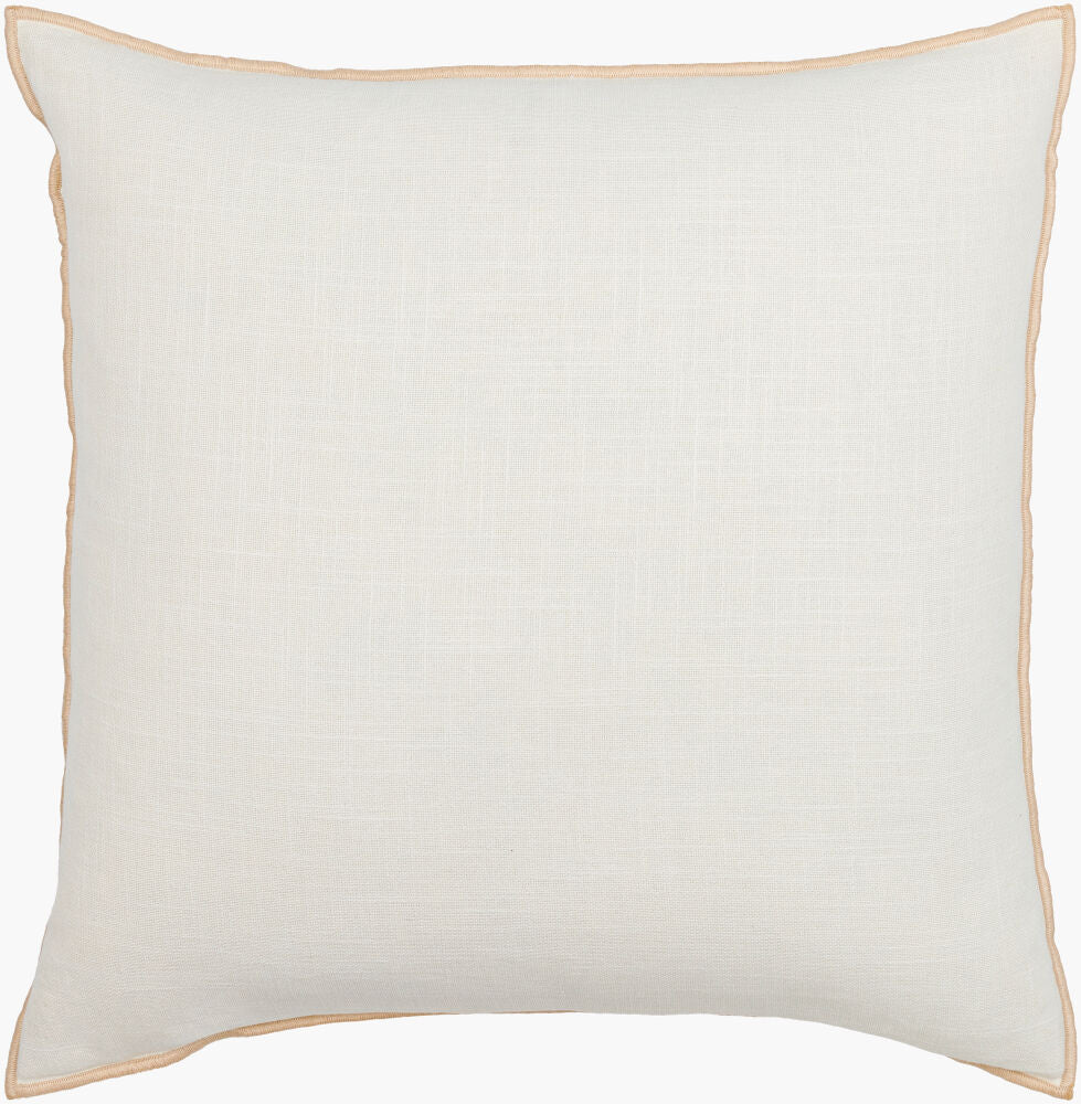 Merrow Accent Pillow — Cream/Tan