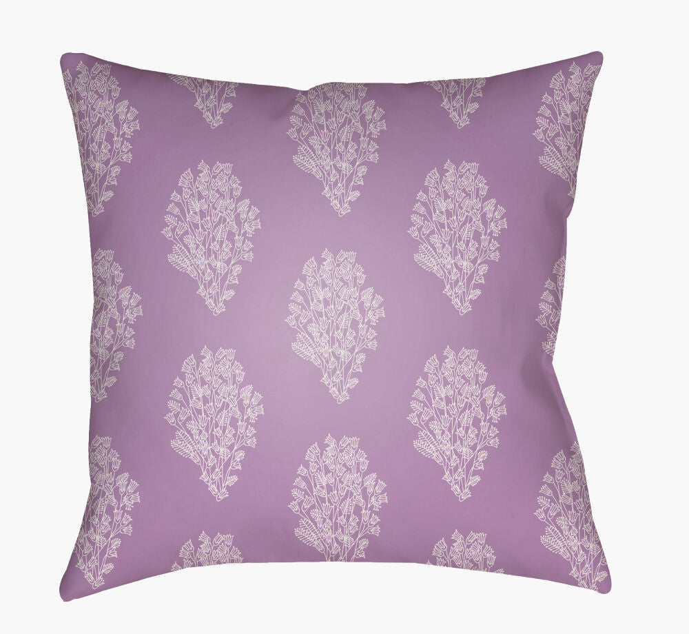 Moody Floral Accent Pillow — Lavender/Lilac