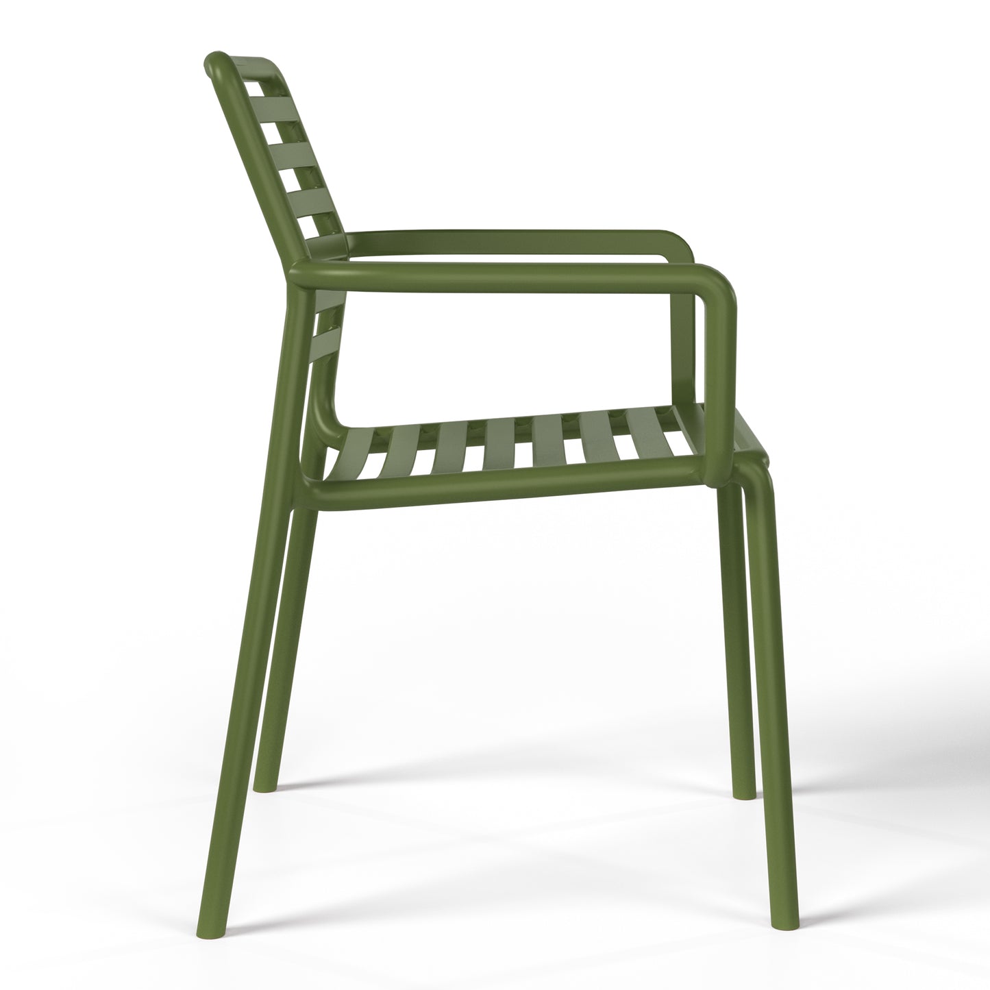 Polyform Stacking Dining Arm Chair (Set of 4) Seahawk Designs Patio Dining Chairs